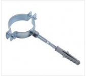 Heavy Pipe Clamp Without Rubber With Hanger Bolt And Plastic Anchor