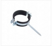 Heavy Pipe Clamp With Rubber With Screw